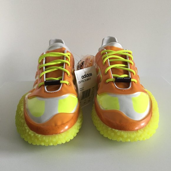 Adidas x Craig Green yellow orange insulated designer sneakers shoes - Picture 5 of 14